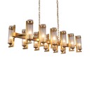 Ritz - Glass Tube X Rectangular Chandelier